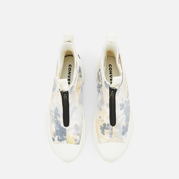 Converse Unisex Run Star Hike Hi Egret/White/Black WASHED FLORALS 170776C - Picture 4 of 11